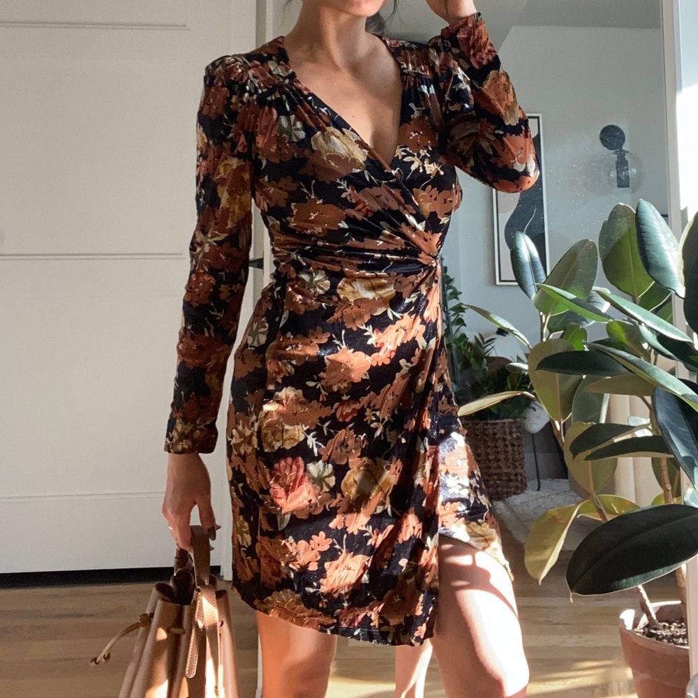 ASTR velvet dress